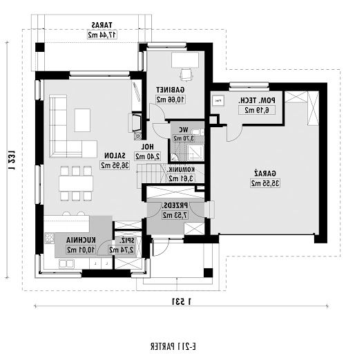 E-211 - Rzut parteru