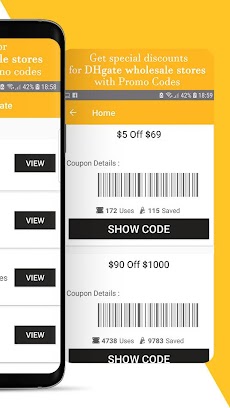 Coupons for DHgate Discounts Promo Codesのおすすめ画像3