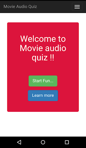 Movie Audio Quiz