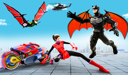 Superhero Fight 3D: Bat Legend