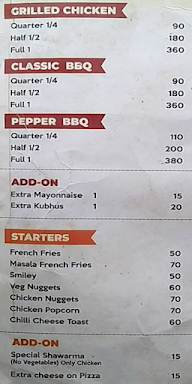 Zwarma - The Shawarma Makers menu 1