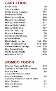 Balaji dhaba menu 2