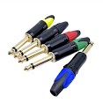 Giắc Micro Đực 6.5Mm Mono Đầu Mạ Vàng # Phụ Kiện Âm Thanh