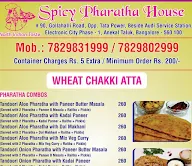 Spicy Punjabi Pharatha menu 3