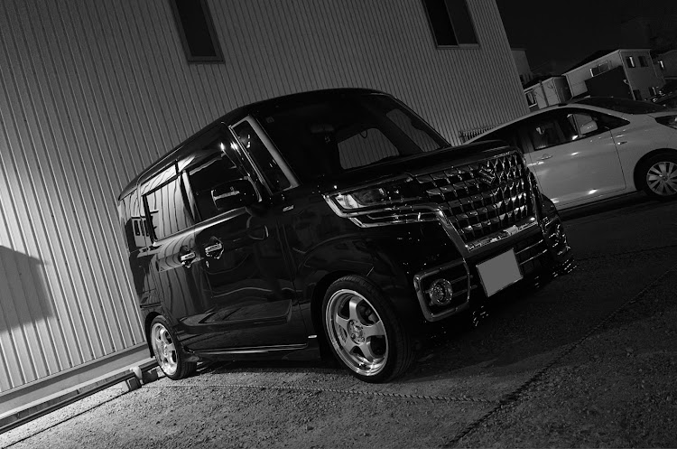 スペーシアカスタムのスペカス乗りと繋がりたい・GEAL・キーパーラボ  純水手洗い洗車・ワイパーレスキット・一桁ナンバーに関するカスタム事例の投稿画像1枚目