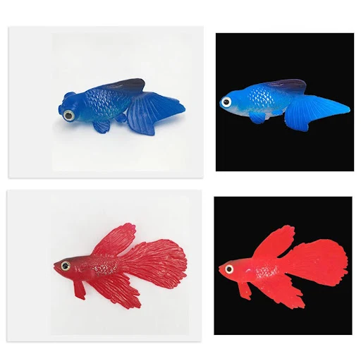 Luminous Artificial Simulation Goldfish Silicone Floating Fake Fish For Aquarium Fish Tank Decoration Fishbowl Ornaments