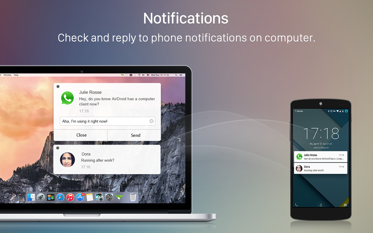    AirDroid: File & Notifications- screenshot  