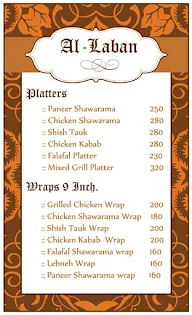 Al Laban menu 1