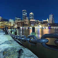 Boston City Night Lights di Alessandro Mangione