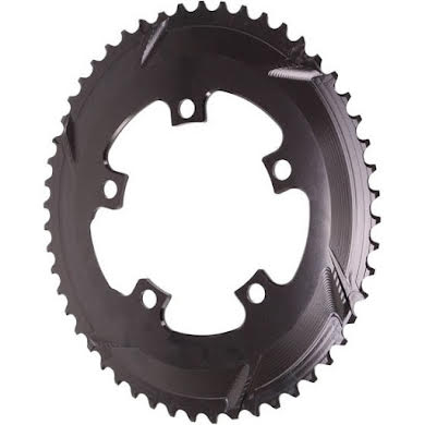 Absolute Black 52t Premium Oval Road 2x Chainring, 5x110BCD