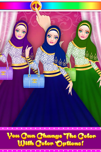 Hijab Doll Fashion Salon Dress Up Game screenshots 5