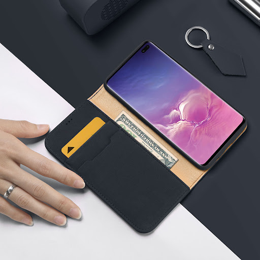 Title 2, S10 Plus Flip Leather Phone Case Offers stylish...