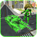 Cover Image of Descargar juego de tanque de transformación de robot del ejército 1.0.6 APK