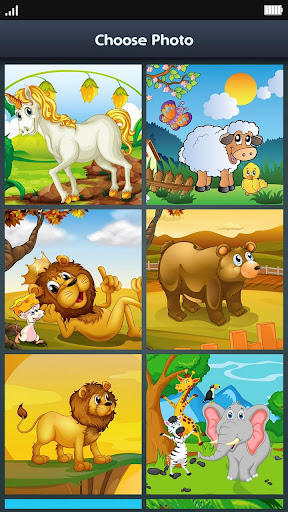 Slide Puzzle - Cartoon Animals