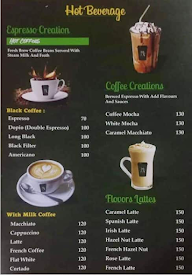 Relax Coffee menu 2