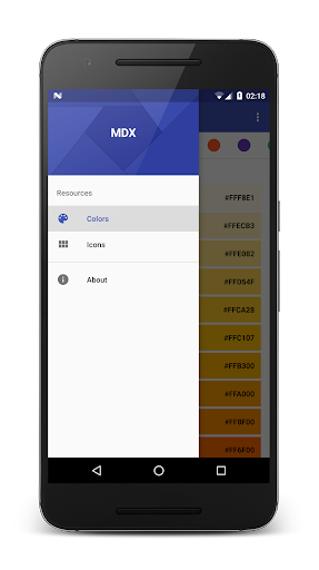 MDX - Material Design Explorer