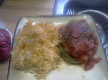 Meatloaf Stuffed Peppers