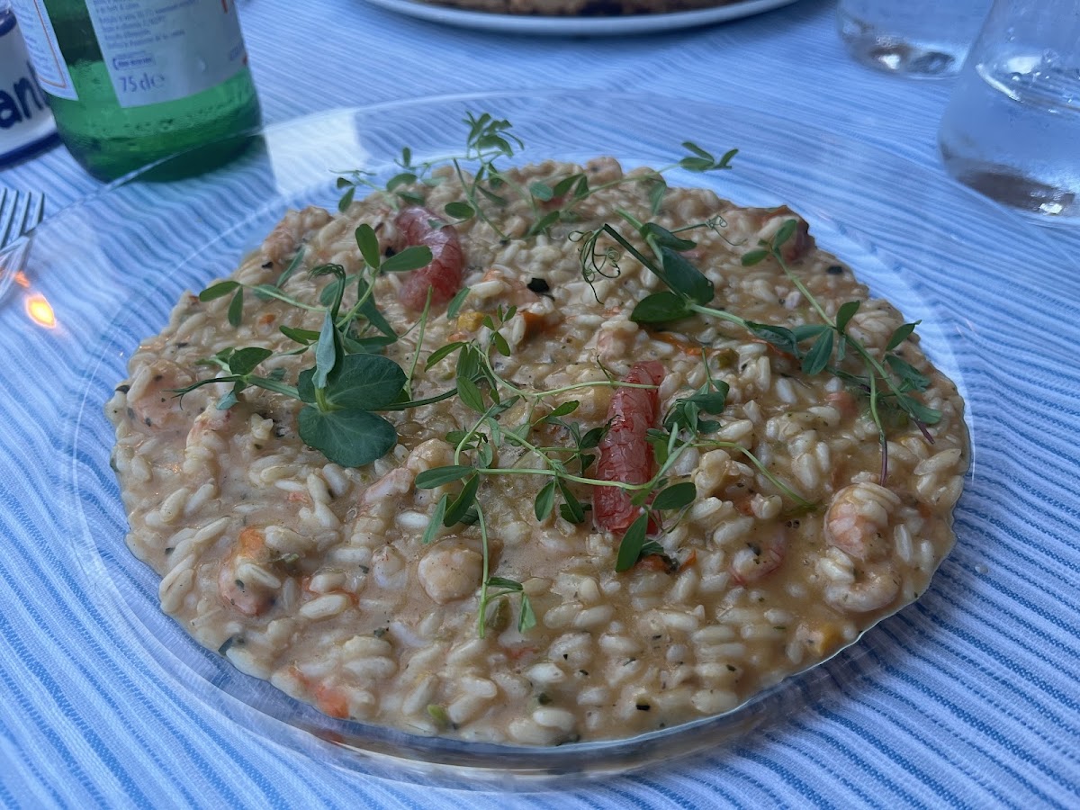 Amazing seafood risotto