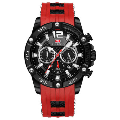 Title 5, Mens Watch Sports Quartz Fashion Silicone Band...