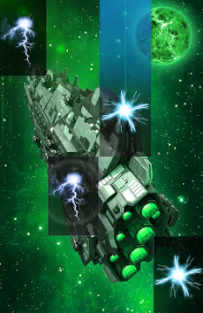 Galaxy Piano Space Tiles Rocket Cosmos Universのおすすめ画像3