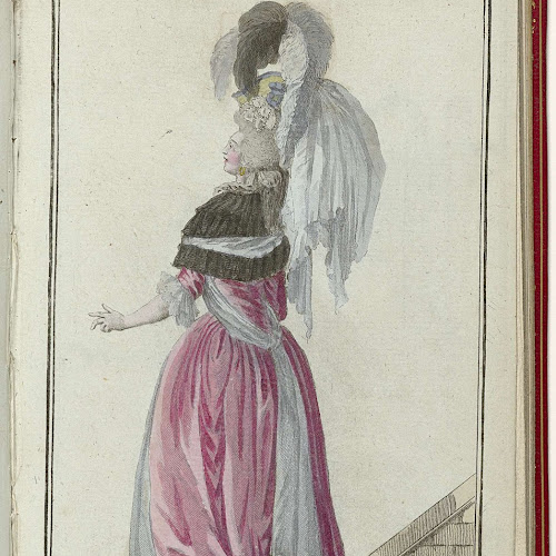 Cabinet des Modes ou les Modes Nouvelles, 1 Mars 1786, pl. II, A.B ...