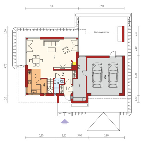 Rodrigo G2 MULTI-COMFORT - Rzut parteru