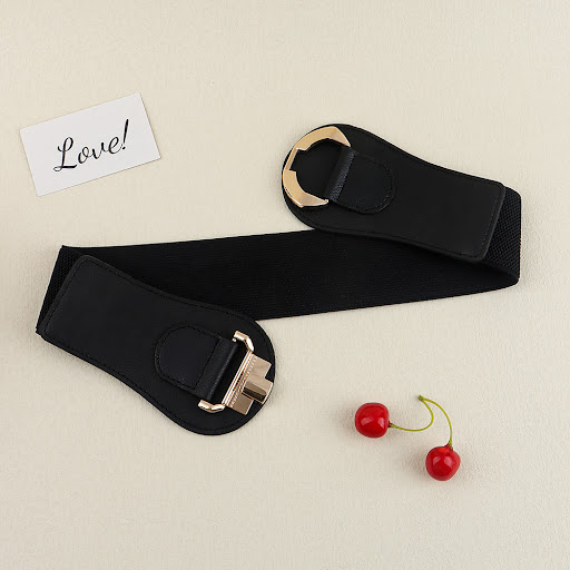 Title 12, New Autumn And Winter Womens Wide Belt Metal C...
