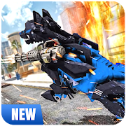 Robot Cop : City Wolf Helicopter Police Transform 2.1 Icon