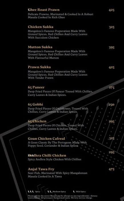 Geometry Gastropub menu 