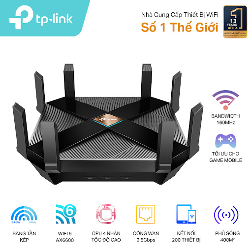 Thiết bị mạng Wifi 6 TP-Link Archer AX6000 - Hàng trưng bày