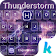 Thème de clavier Thunderstorm icon