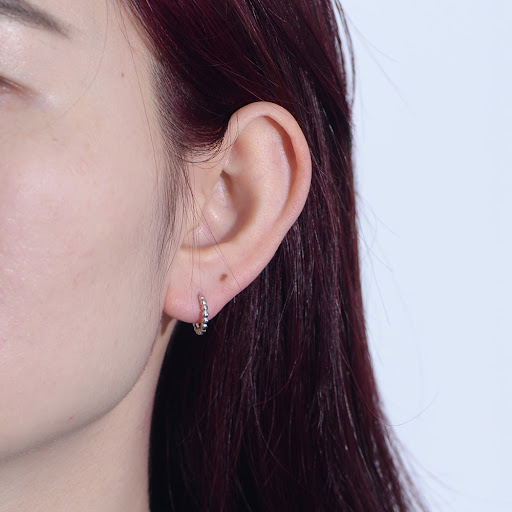 Title 9, S925 Sterling Silver French Retro Hoop Earrings...