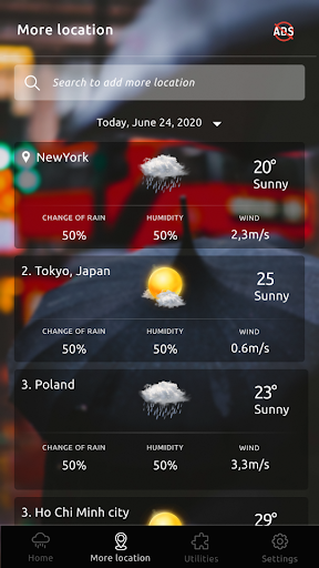 Screenshot Weather App - Weather Channel