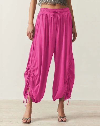 Drawstring versatile casual comfort - 1