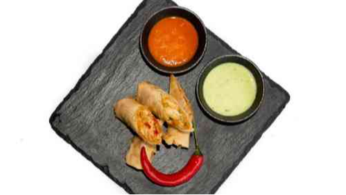 Lamb Spring Rolls-Chakra Indian Fusion-Tirana-Baboon Delivery