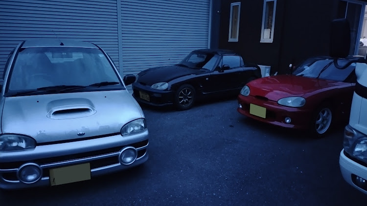 カプチーノのいつもイイネ&コメントありがとうございます🙇‍♂️・嫁カプチのタイヤ組み換え♪・DIY・長野カプチ会に関するカスタム事例の投稿画像1枚目