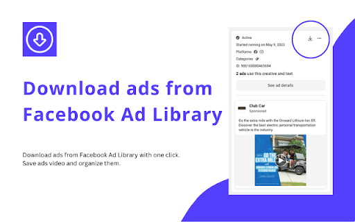 Video Downloader - Download Video from Facebook Ads Library