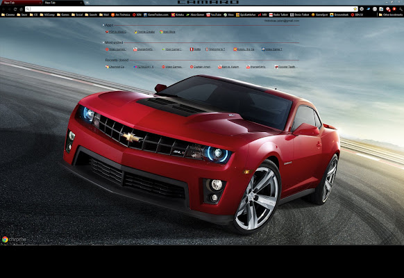 Chevrolet Camaro Theme (1920 x 1080) chrome extension