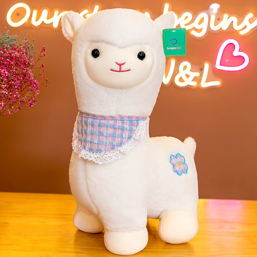 Title 4, Home Fashion Personality Cute Alpaca Doll. A so...