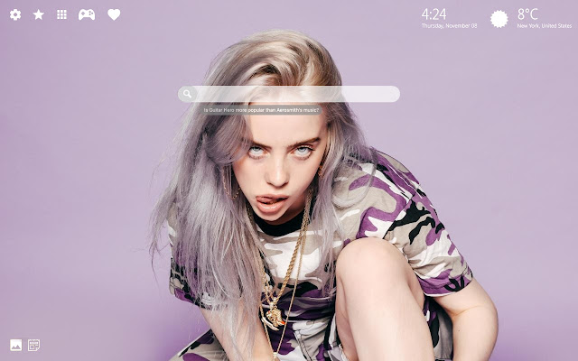 Billie Eilish Aesthetic Wallpaper Green Hair - realityismymind