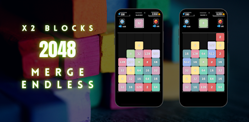 2048 Merge - X2 Blocks Game