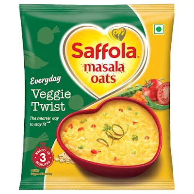 Saffola Masala Oats - Veggie Twist