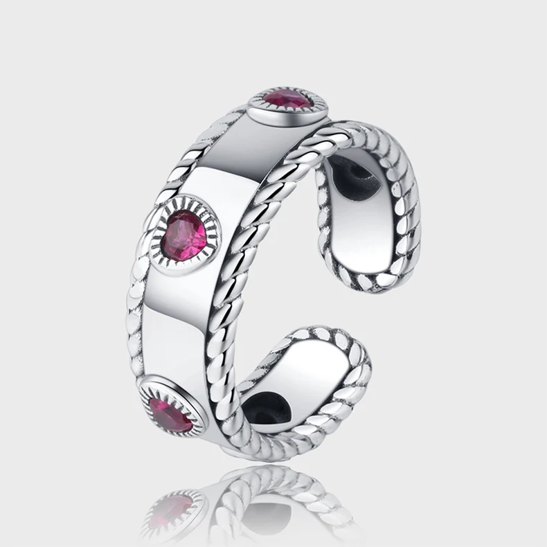 Bague Réglable Mobile Castle en Argent 925 pour Homme et Femme Bijou Unisexe Durable et Élégant pour Tous