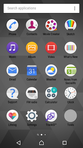 Gray Xperia Theme