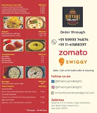 Biryani Delight menu 1