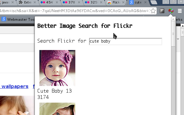 Flickr-BIS chrome extension