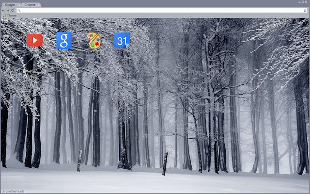 Winter Theme HD 1920x1080 chrome extension