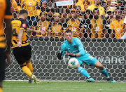 Daniel Cardoso of Kaizer Chiefs scores penalty past Wayne Sandilands of Orlando Pirates during the Absa Premiership 2019/20 football match between Kaizer Chiefs and Orlando Pirates at Soccer City, Johannesburg on 09 November 2019.