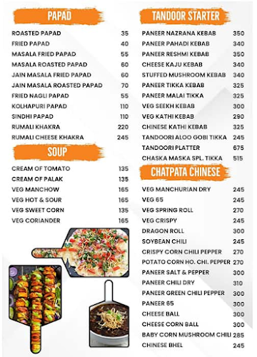 Chaska Maska menu 