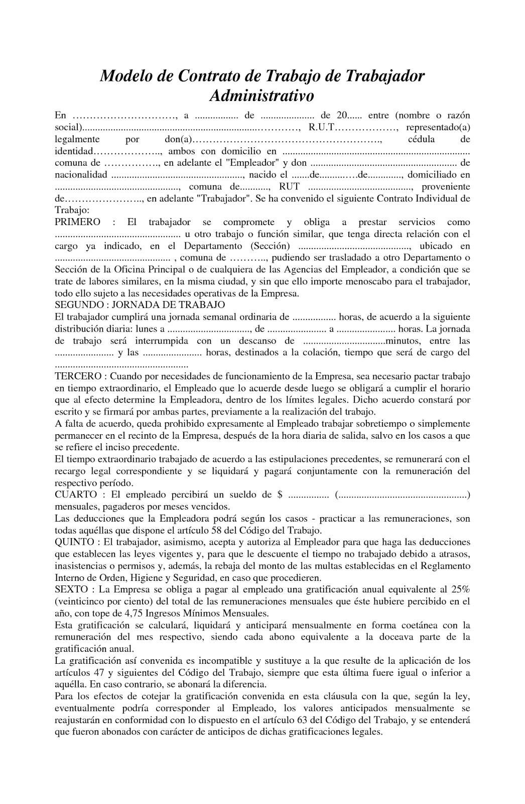 Administración De Empresas Turísticas Online Contartos Laborales